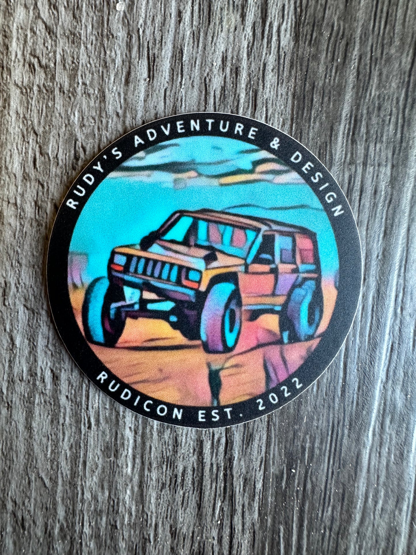 Retro RUDICON Sticker