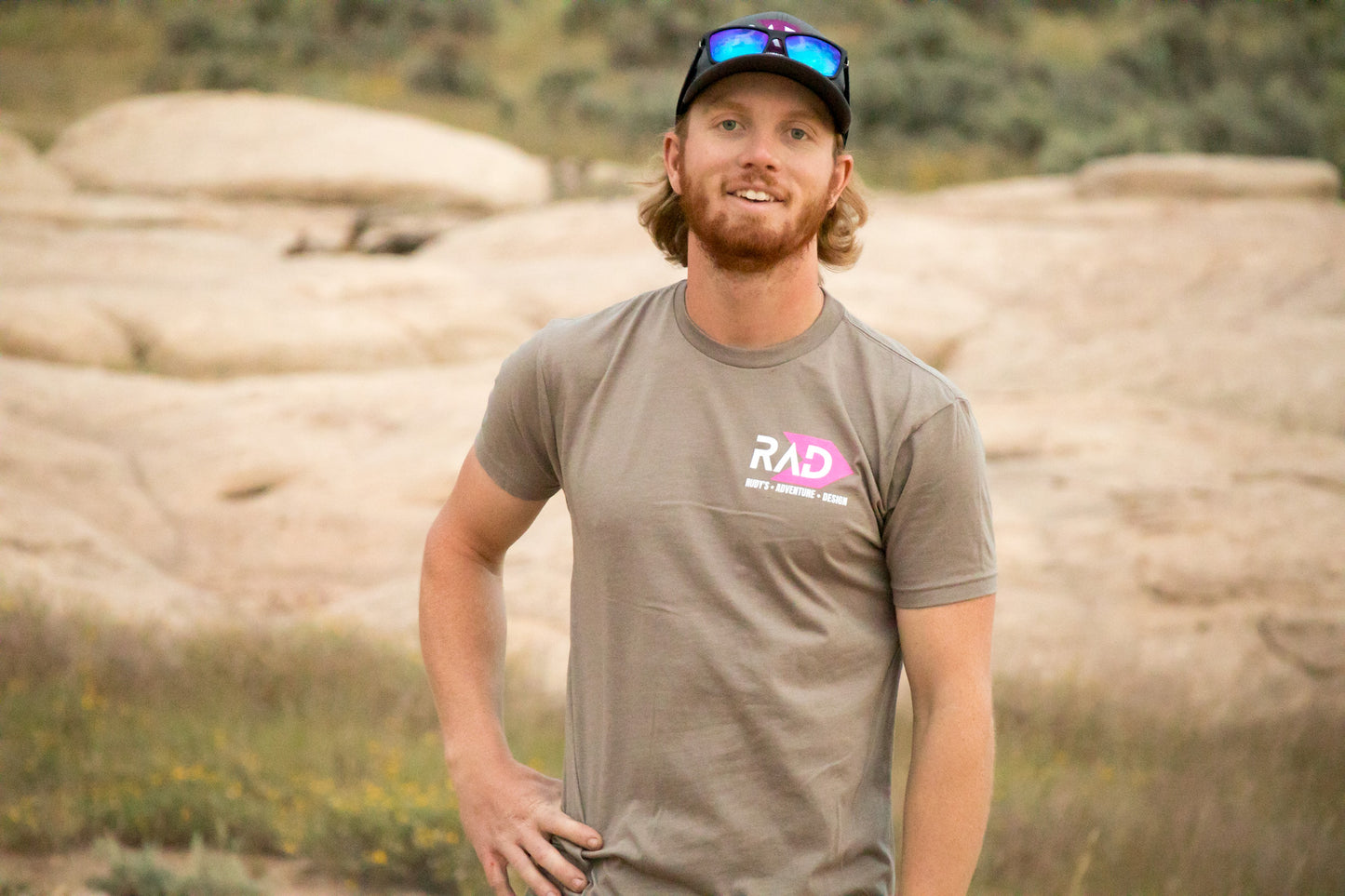 Taupe RAD CHARGER T-Shirt
